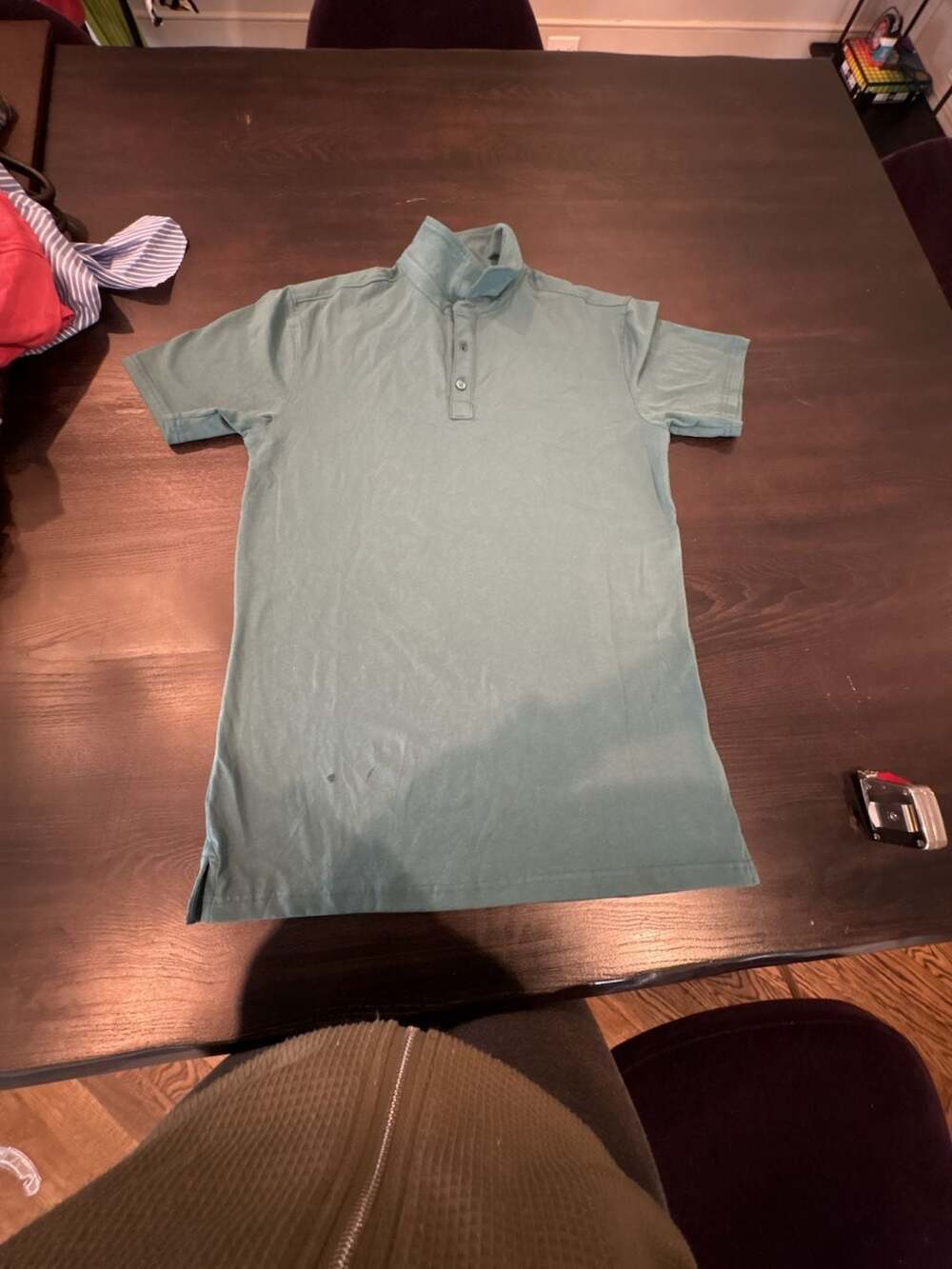Swet Tailor Men's Short Sleeve Polo Shirt Green size M new with tags